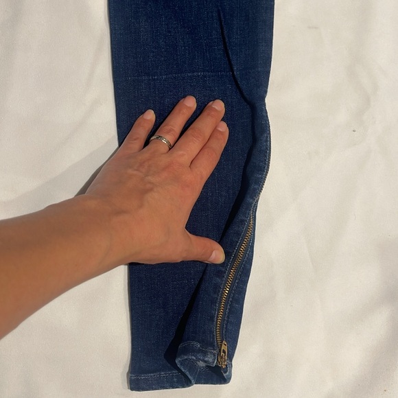 Euc 7 Seven For All Mankind Gwenevere Rise Skinny Zipper Leg Denim Jeans 29 - Picture 10 of 12